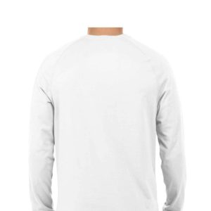 White S Men Round Long Sleeves_piston heart_back