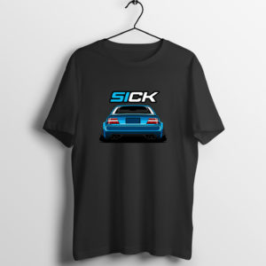 sick jdm tshirt black