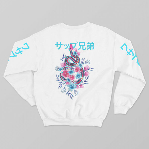 snake blossom jdm crewneck