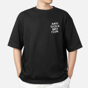 anti stock bike club oversized tshirt