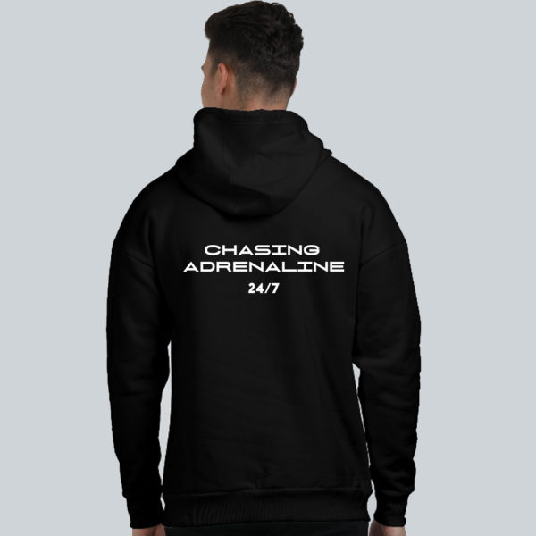 chasing adrenaline hoodie pistonheart